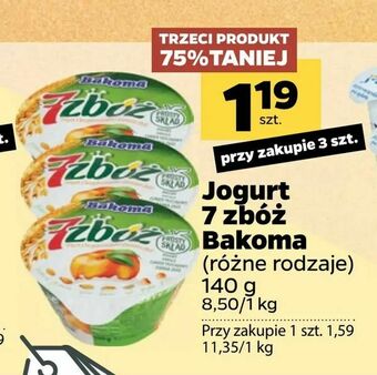 Netto Jogurt 7 zbóż Bakoma oferta