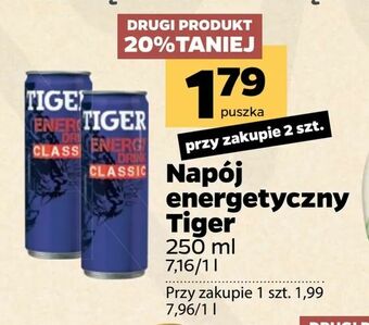 Netto Napój energetyczny Tiger oferta