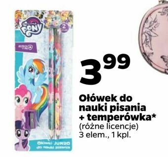 Netto Ołówek do nauki pisania + temperówka oferta