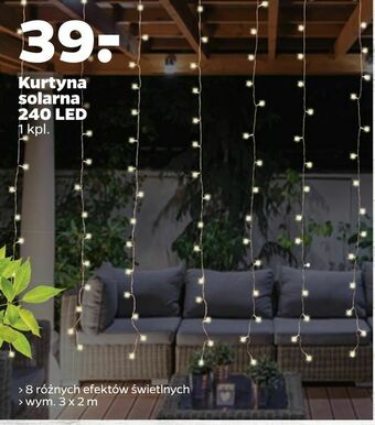 Netto Kurtyna solarna 240 LED oferta