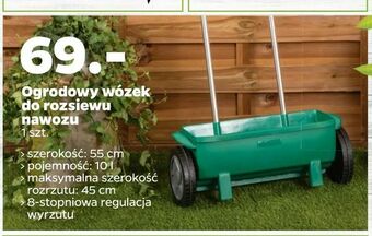 Netto Ogrodowy wózek do rozsiewu nawozu oferta