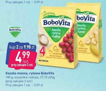 Stokrotka Kaszka manna, ryżowa BoboVita oferta