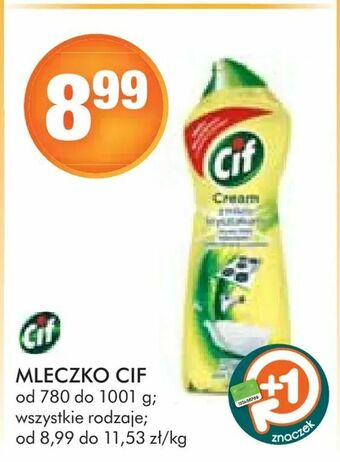 Stokrotka Mleczko cif oferta