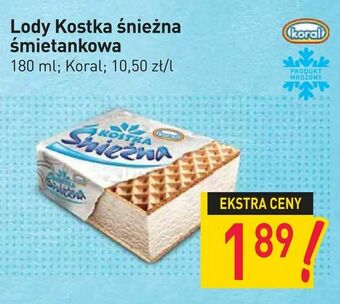 Stokrotka Lody Kostka śnieżna śmietankowa oferta