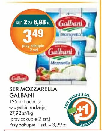 Stokrotka Ser mozzarella galbani oferta