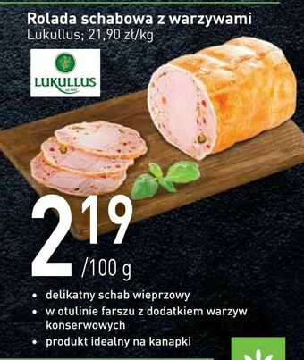 Stokrotka Rolada schabowa z warzywami oferta
