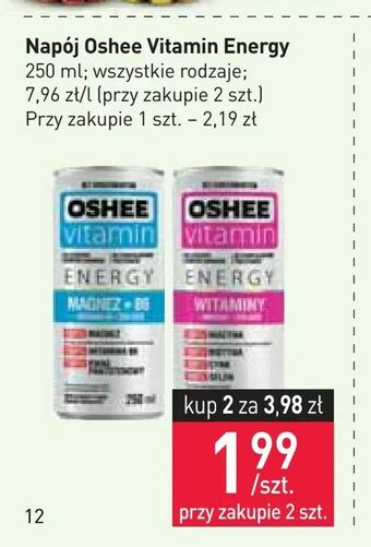 Stokrotka Napój Oshee Vitamin Energy oferta