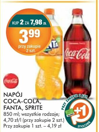 Stokrotka Nápoj coca-cola, fanta, sprite oferta
