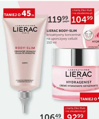 Ziko Apteka Lierac body-slim oferta