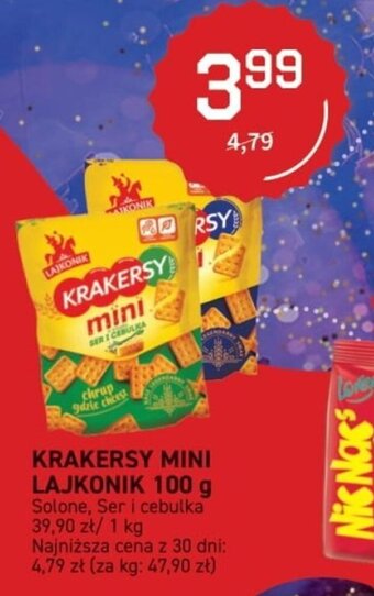 Duży Ben Lajkonik Krakersy mini 100g oferta