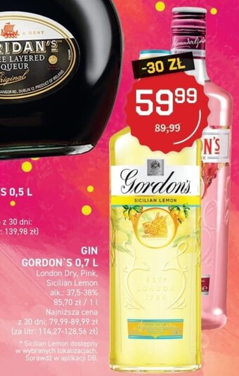 Duży Ben Gordon's Gin 0,7l oferta