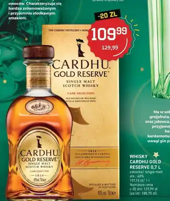 Duży Ben Cardhu Gold Reserve Whisky 0,7l oferta