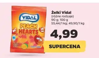 Netto Żelki peach hearts vidal oferta