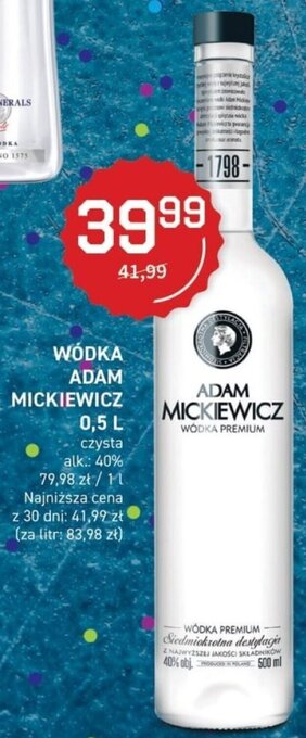 Duży Ben Adam Mickiewicz Wódka 0,5l oferta