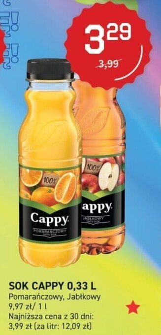 Duży Ben Cappy Sok 0,33l oferta