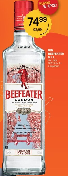 Duży Ben Beefeater Gin 0,7l oferta