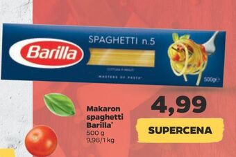 Netto Makaron spaghetti no 5 barilla oferta