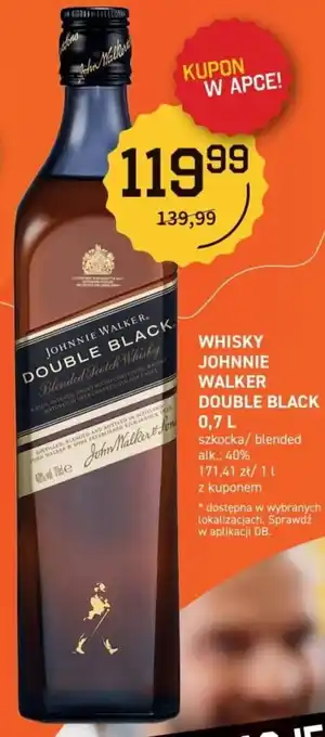 Duży Ben Johnnie Walker Double Black Whisky 0,7l oferta