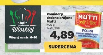 Netto Pomidory drobno krojone polpa mutti oferta
