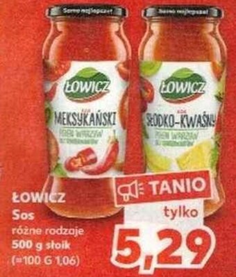 Kaufland Łowicz Sos 500g oferta
