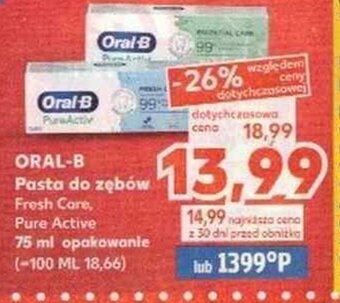 Kaufland Oral-B Pasta do zębów 75ml oferta