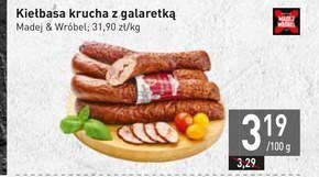Stokrotka Market Madej wróbel kiełbasa krucha z galaretką oferta