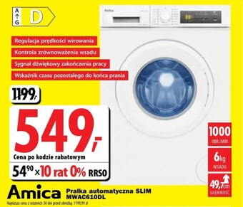 Media Expert Pralka amica oferta