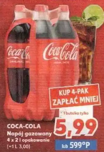 Kaufland Coca-Cola Napój gazowany 4x2l oferta