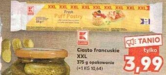 Kaufland Ciasto francuskie XXL 375g oferta