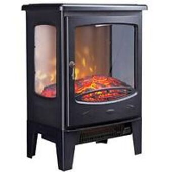 Kominek elektryczny nora czarny 1800w