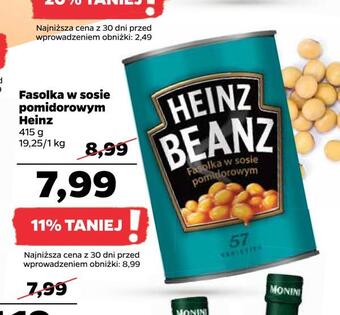 Netto Fasolka w sosie pomidorowym heinz oferta