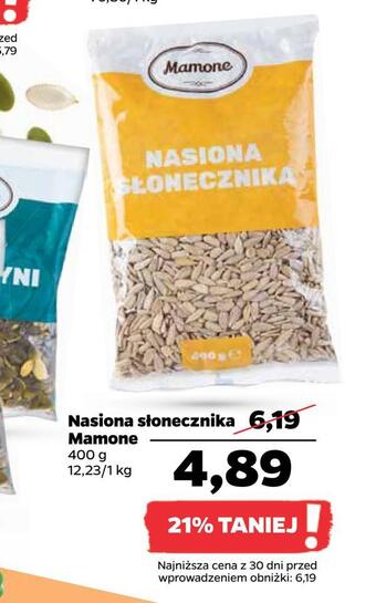 Netto Nasiona słonecznika mamone oferta