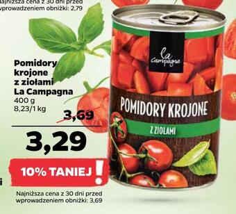 Netto Pomidory krojone z ziołami la campagna oferta