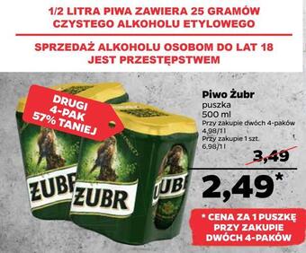 Netto Piwo żubr oferta