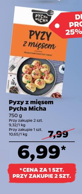 Netto Pyzy z mięsem pycha micha oferta