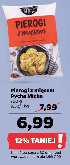 Netto Pierogi z mięsem pycha micha oferta