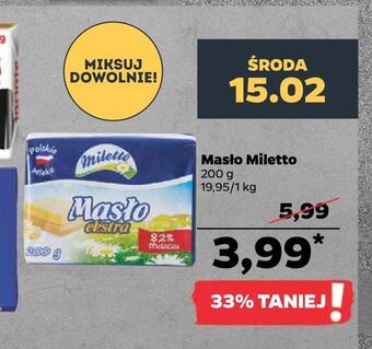 Netto Masło miletto oferta