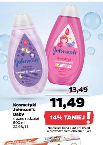 Netto Kosmetyki johnson's baby oferta
