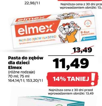 Netto Pasta do zębów dla dzieci elmex oferta