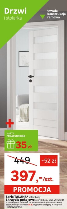 Leroy Merlin Skrzydło drzwiowe oferta