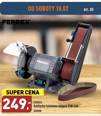 ALDI Szlifierka taśmowa fsb-240 ferrex oferta