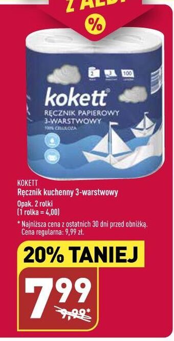 ALDI Ręczniki kuchenne kokett oferta