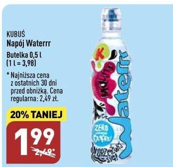 ALDI Woda malinowa kubuś waterrr oferta
