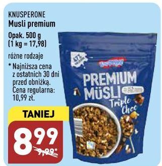 ALDI Musli trzy czekolady knusperone oferta