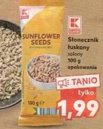 Kaufland Słonecznik łuskany 100g oferta