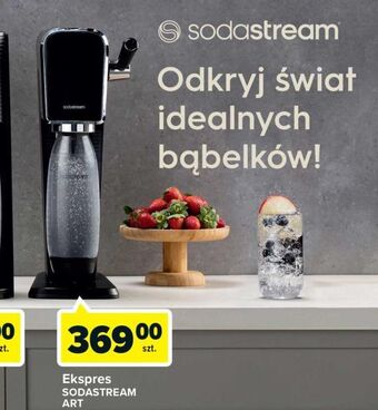 Carrefour Ekspres do gazowania wody terra czarny sodastream oferta