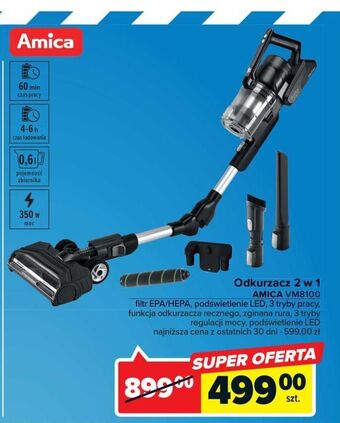 Carrefour Odkurzacz pionowy leste vm 8100 amica oferta