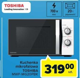 Carrefour Kuchenka mikrofalowa mwp-mg20pbk toshiba oferta