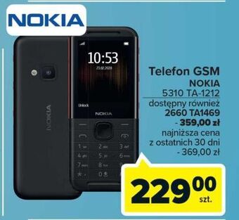 Carrefour Telefon 2660 4g flip czarny nokia oferta