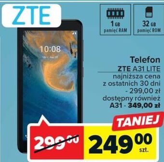 Carrefour Smartfon blade a31 lite 1/32 zte oferta